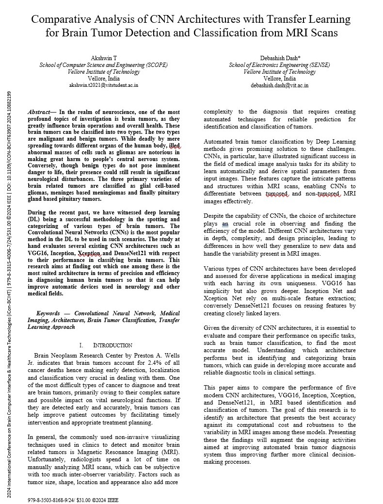 Medical Imaging Publication